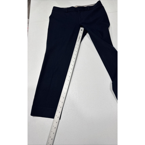 Banana Republic Sloan Slim Ankle Pants Womens 6 Petite Navy Blue Office Career - Picture 6 of 10